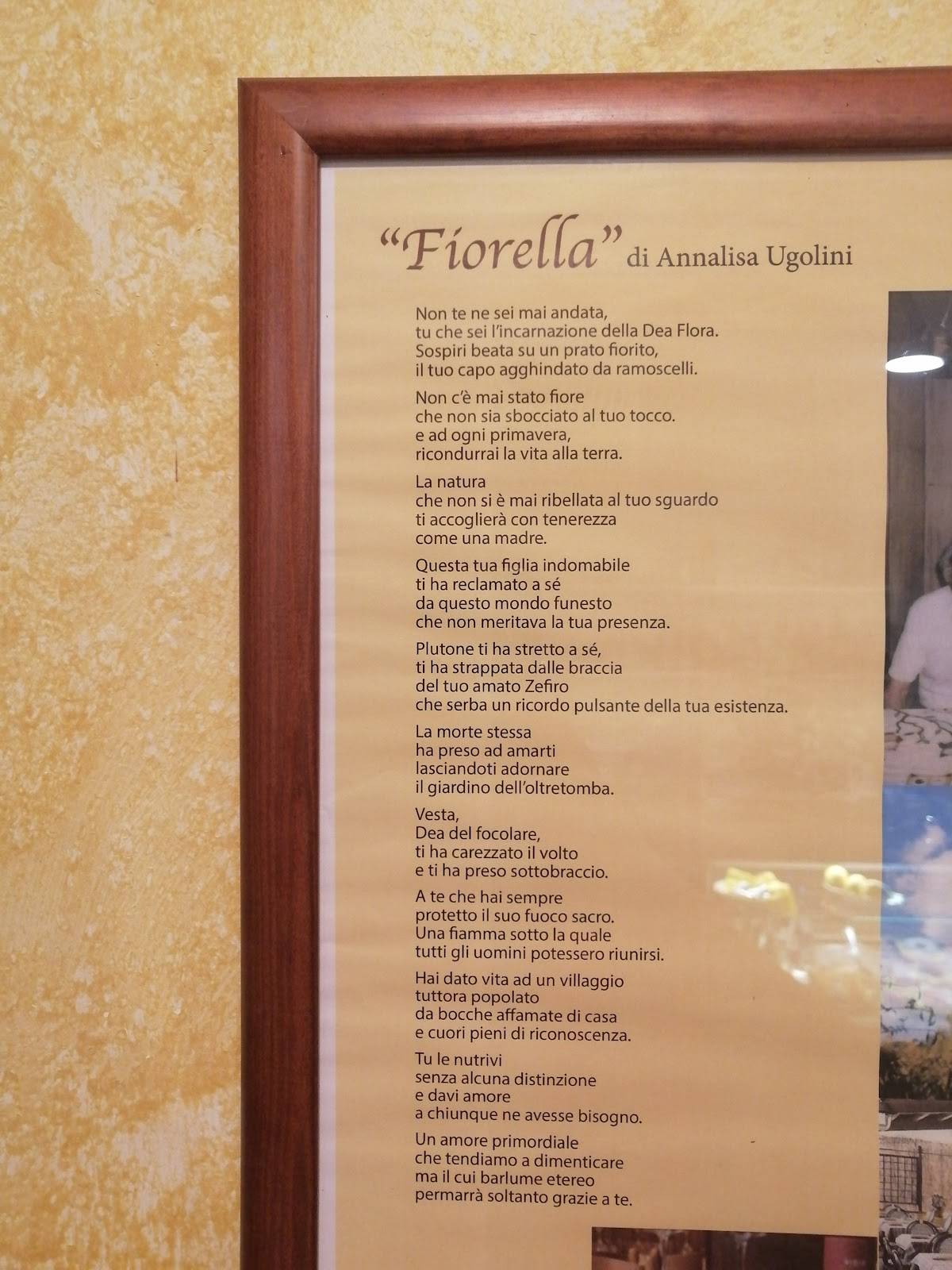 Menu di Ristorante Pizzeria da Fiorella 