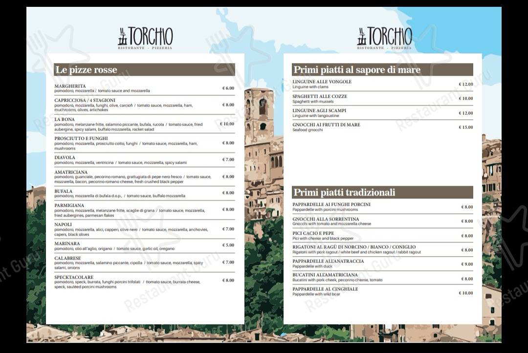Menu di il Torchio 