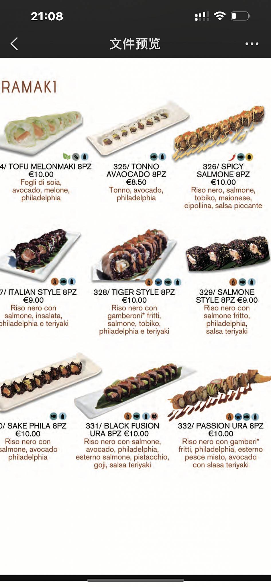 Menu di Pizzeria Ristorante Stelvio 