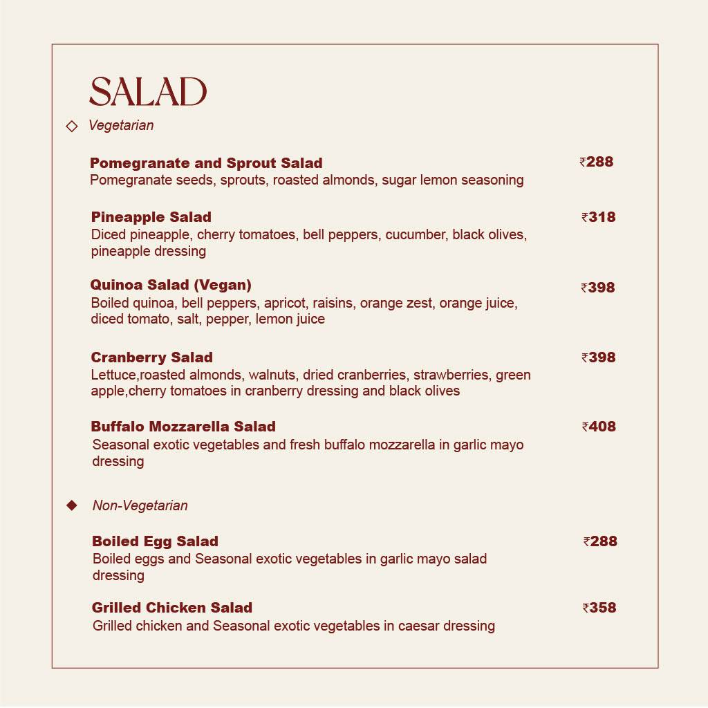 Roastery Coffee House Vaishali Nagar menu