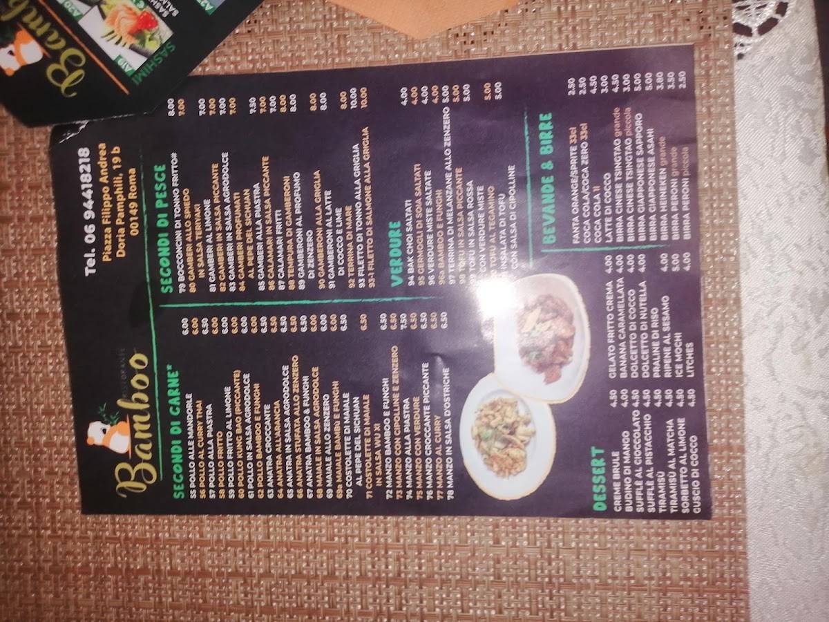 Menu di Bamboo 