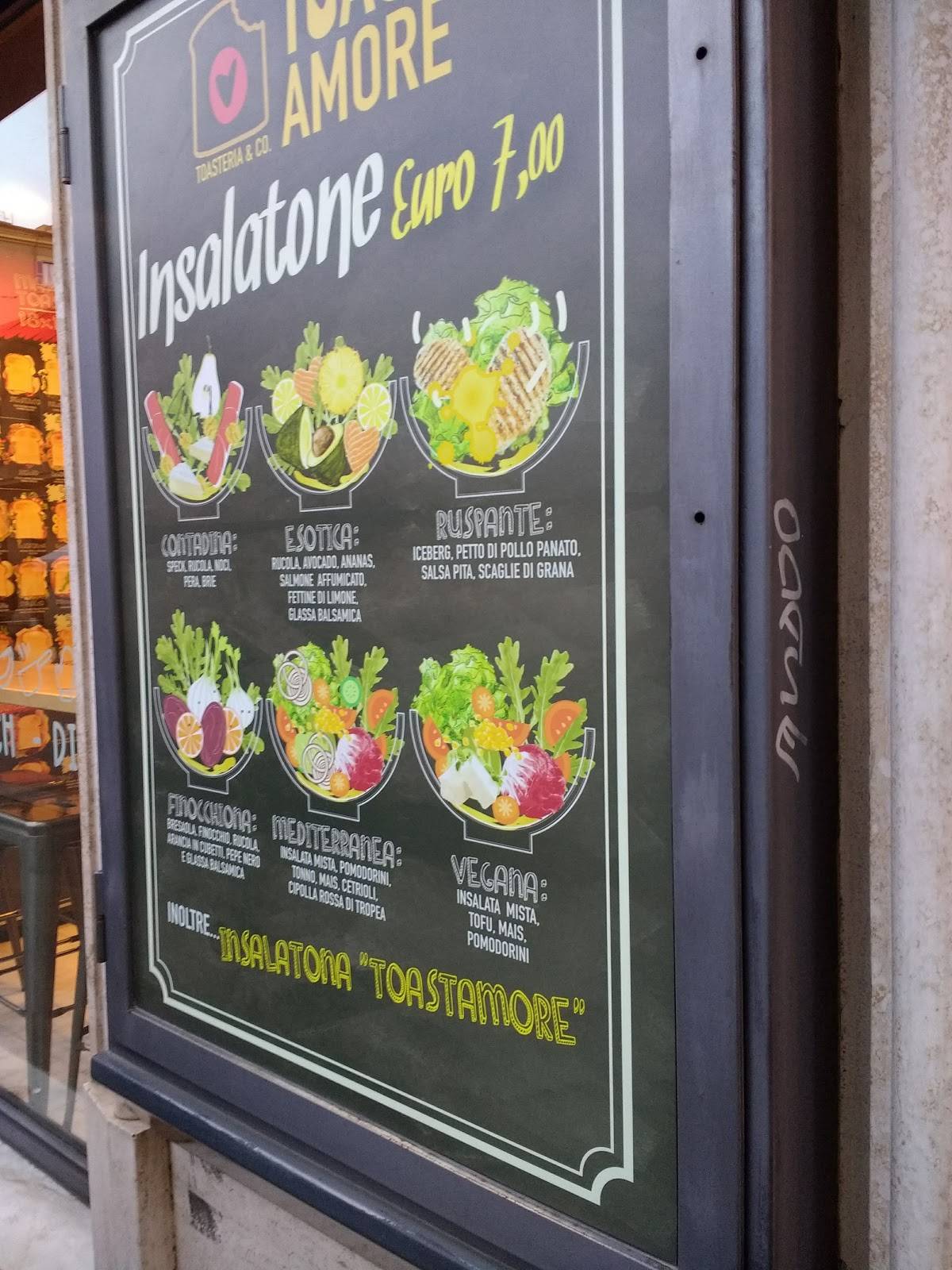 Menu di Toastamore 
