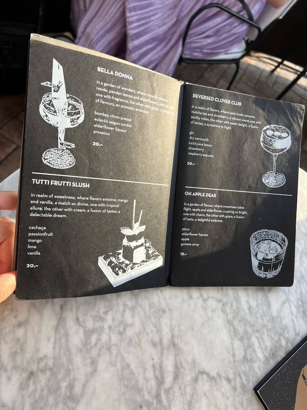 Menu di Rooftop 