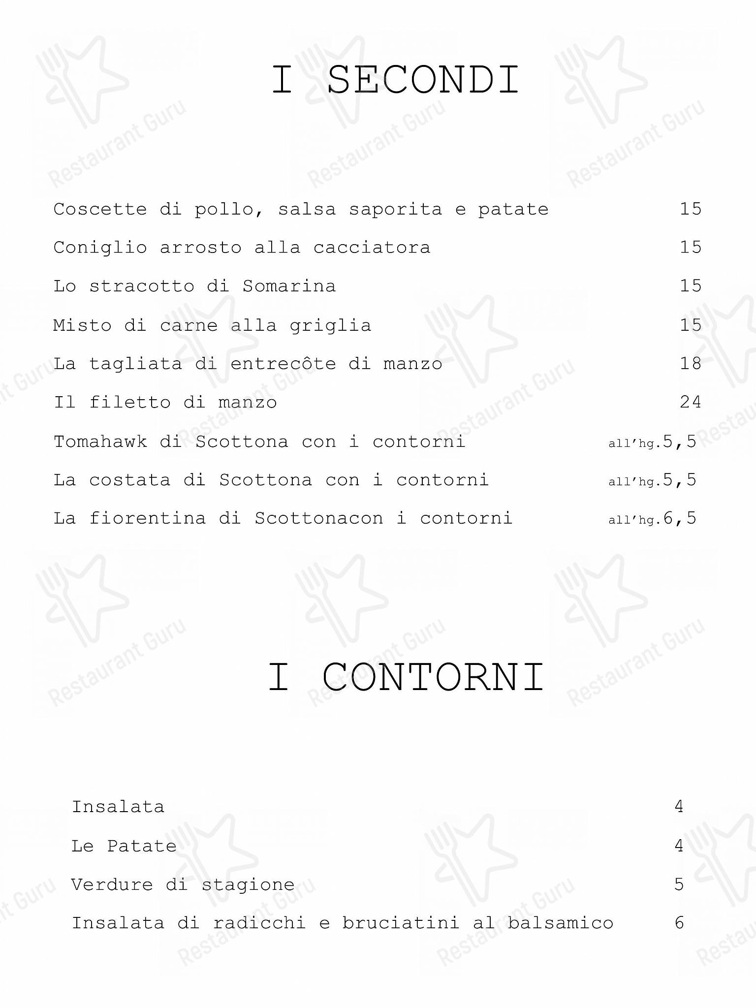 Trattoria Da Massimo in Rubiera - At Home Catering Menu