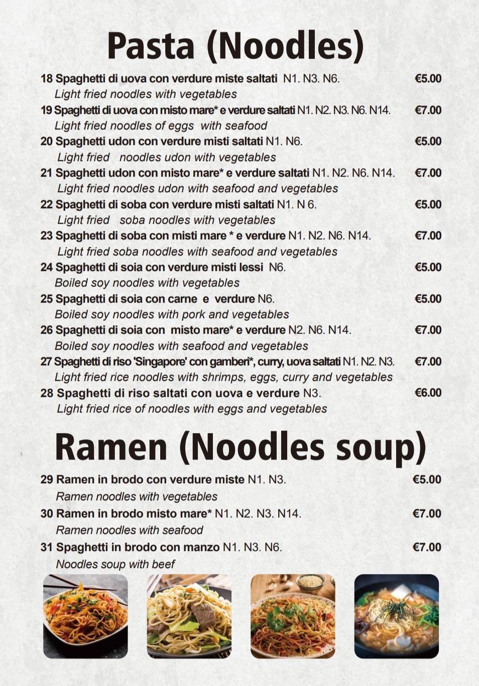 Menu di SATSUKI Restaurant Fusion 朝阳 