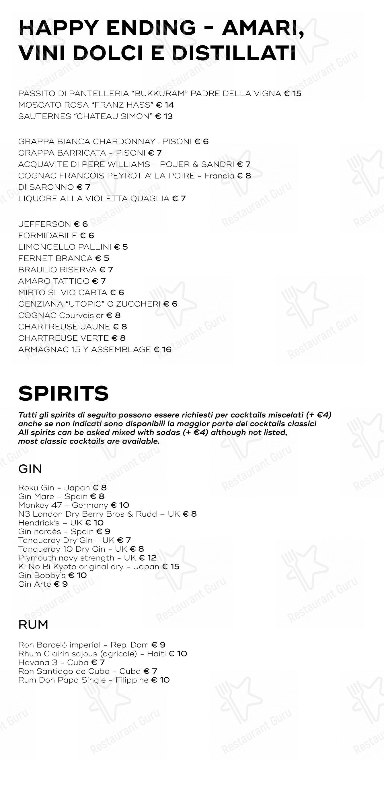 Menu per SEU Pizza pizzeria