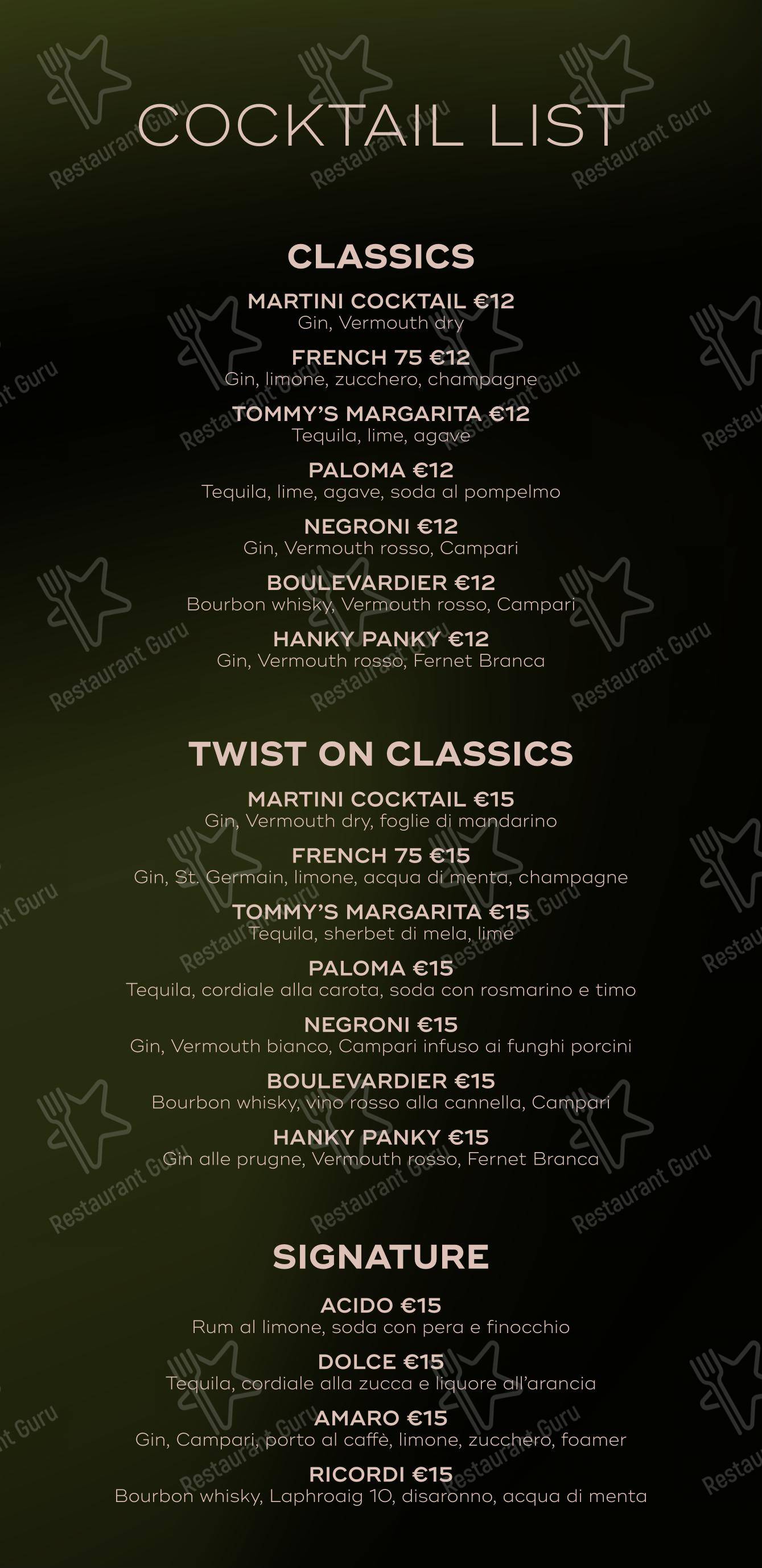 Menu di SEU Pizza - Menu