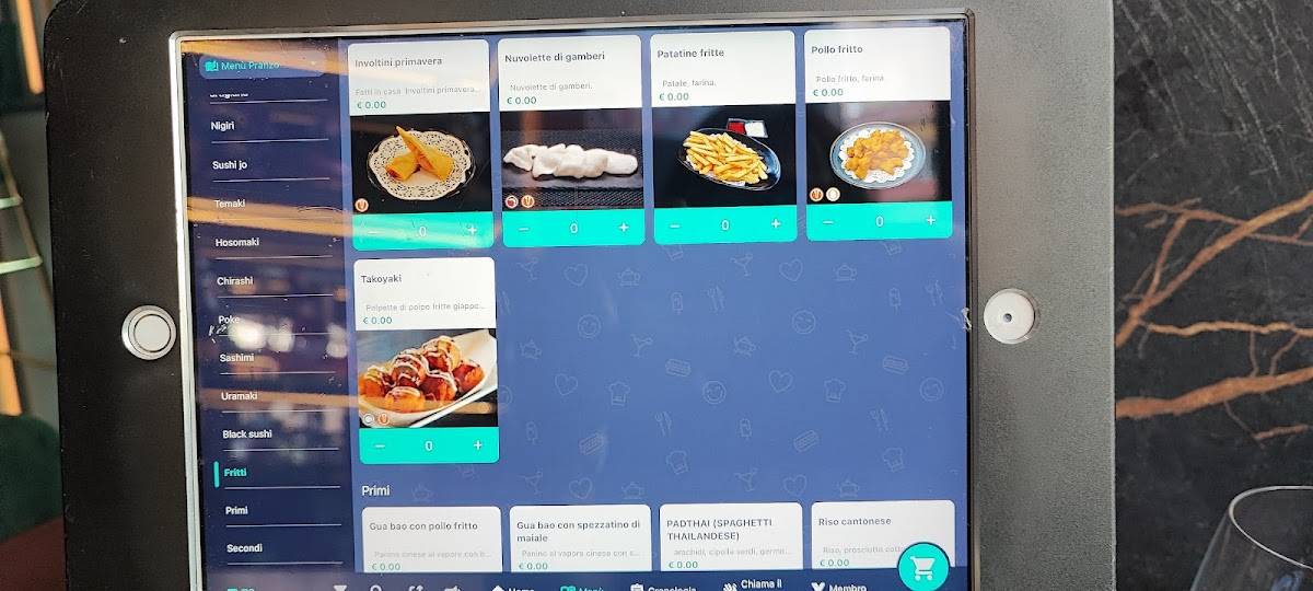 Menu di Saki Sushi 