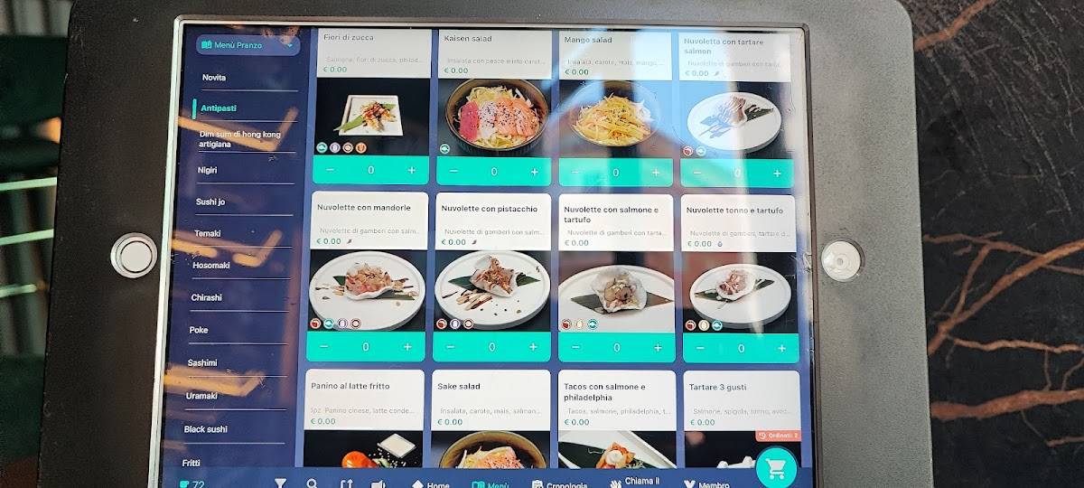 Menu di Saki Sushi 