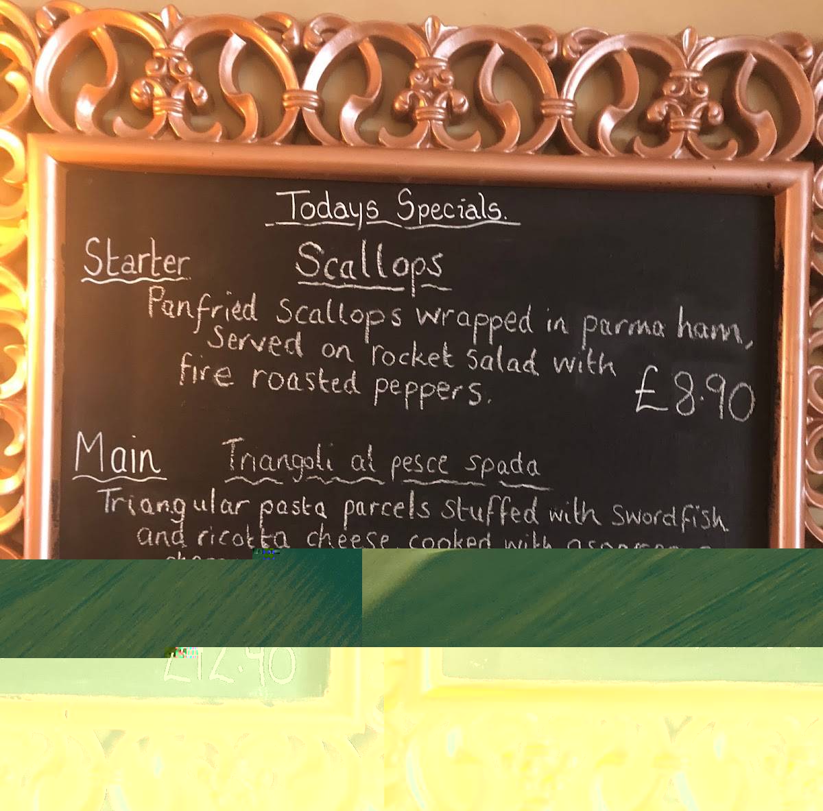 Menu At San Rufo s Italian Restaurant Skegness menu-at-san-rufo-s-italian-restaurant-skegness