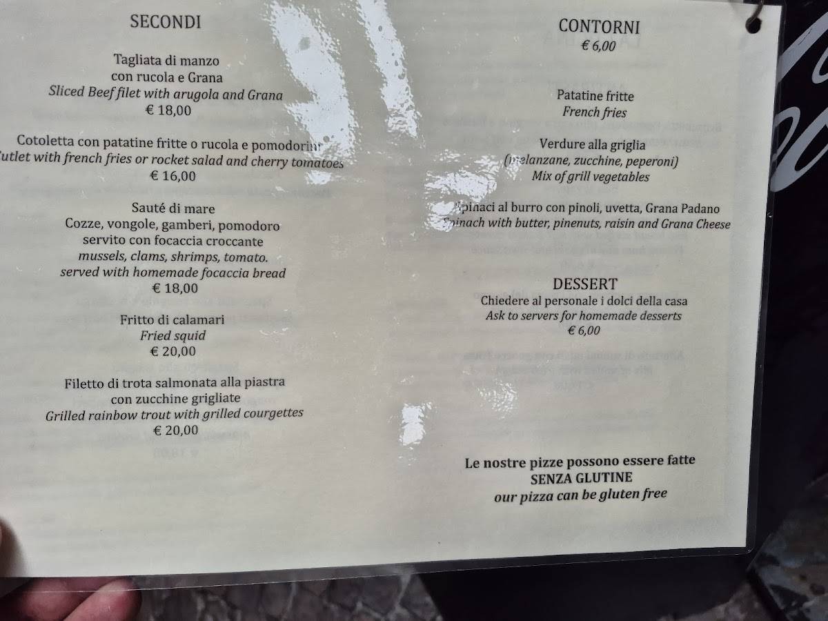 Menu di Santa Lucia 