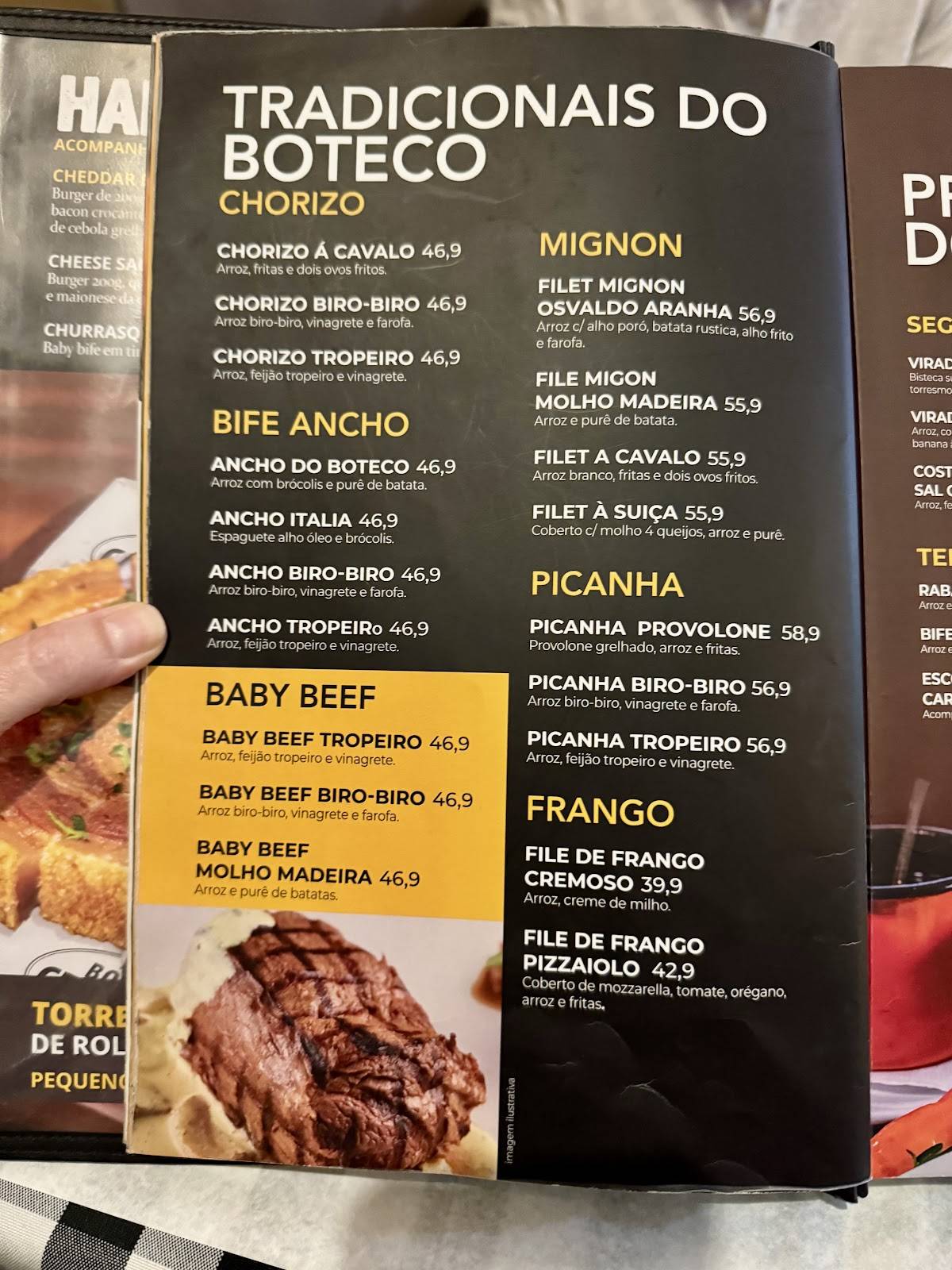 Boteco Central cardápio