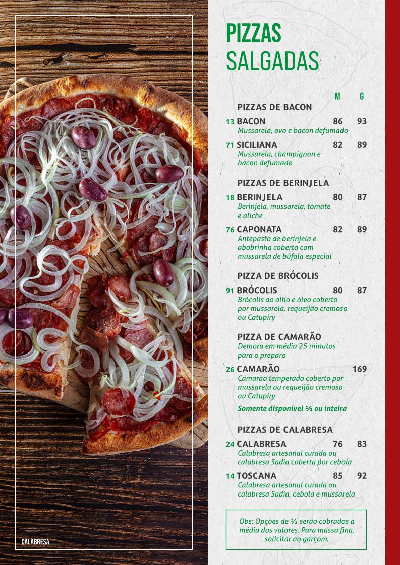 Pizzaria Marcoluccio - Pizzaria em Santana cardápio