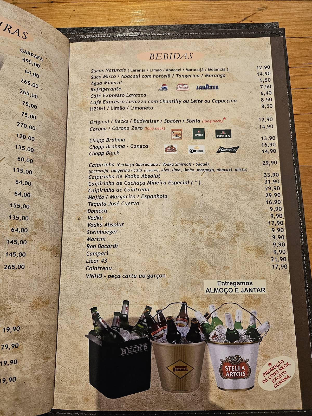 Graça Mineira cardápio