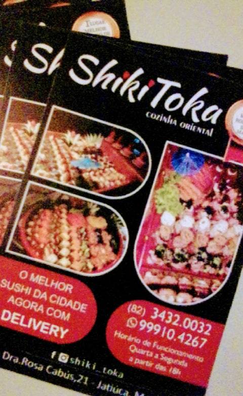 Shikitoka Cozinha Oriental cardápio