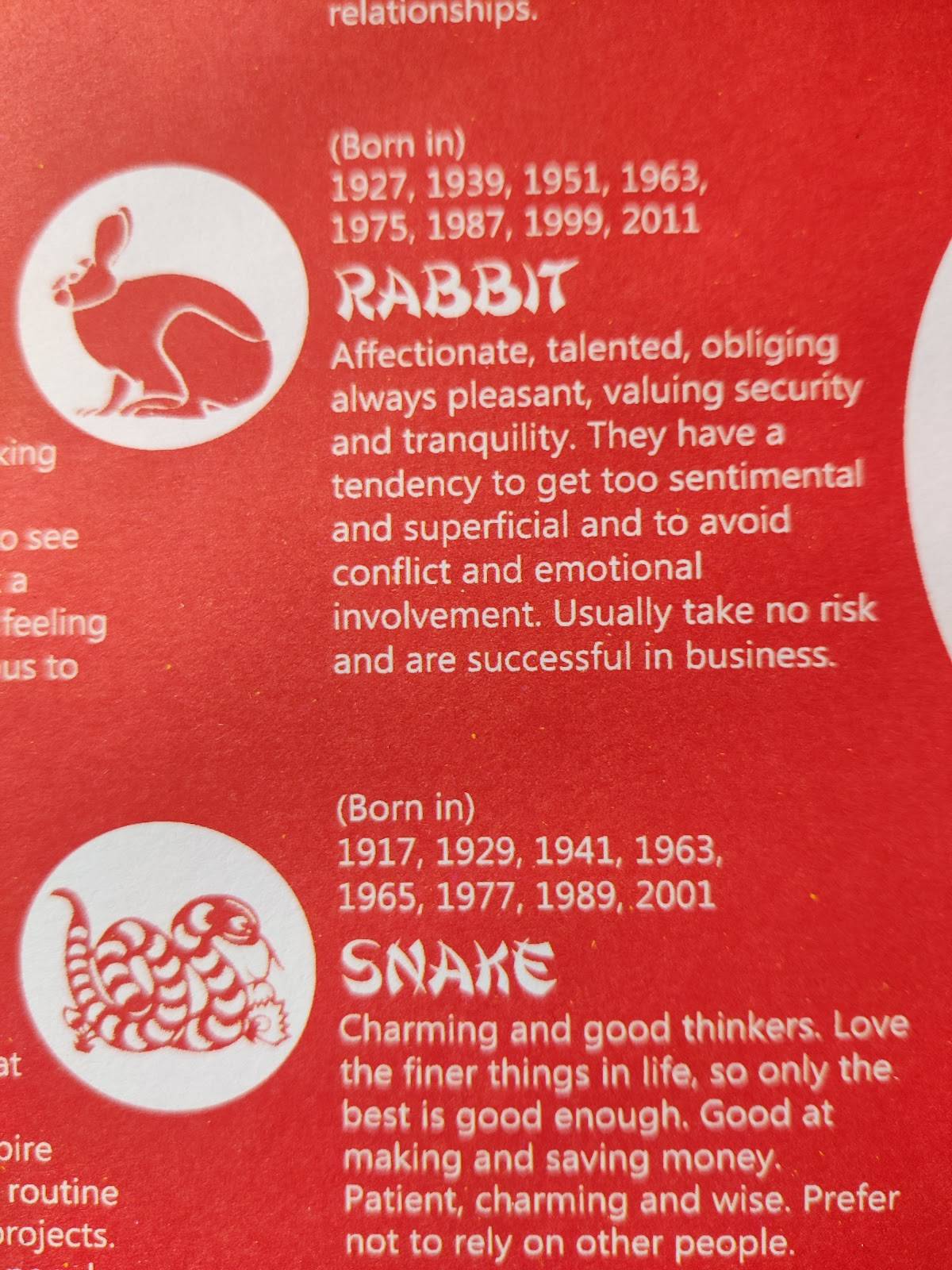 Dejavu Restaurant menu