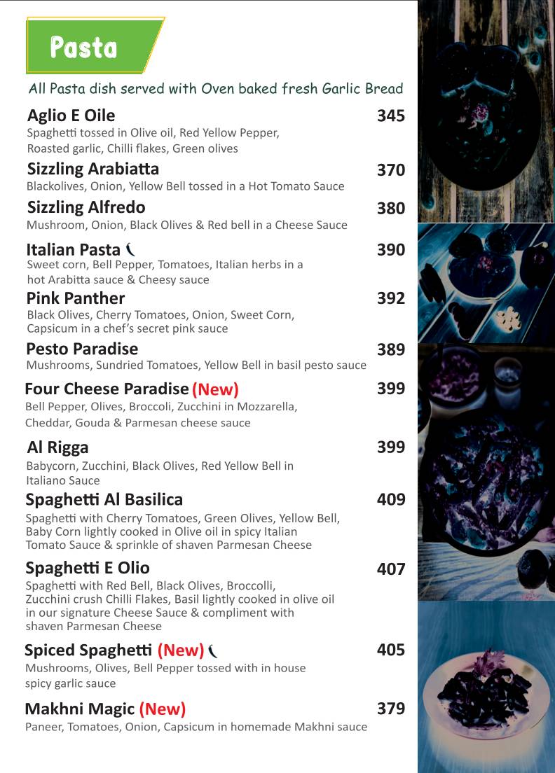 Sizzling Bite Restaurant menu