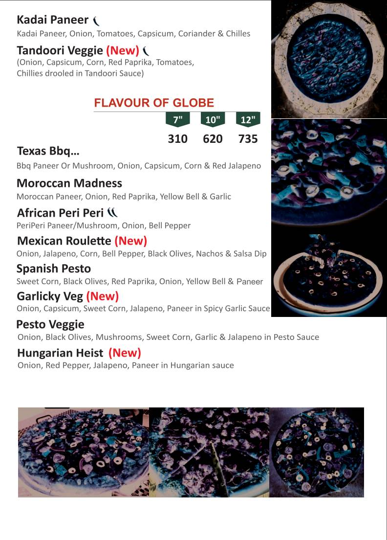 Sizzling Bite Restaurant menu