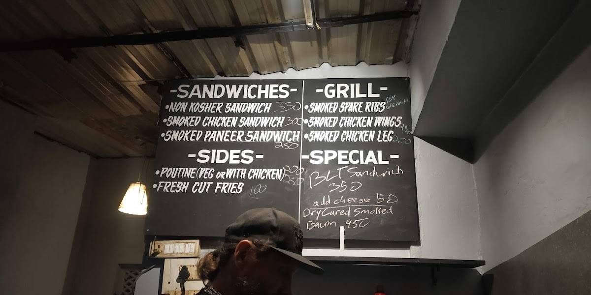 Smoke Barbeque menu