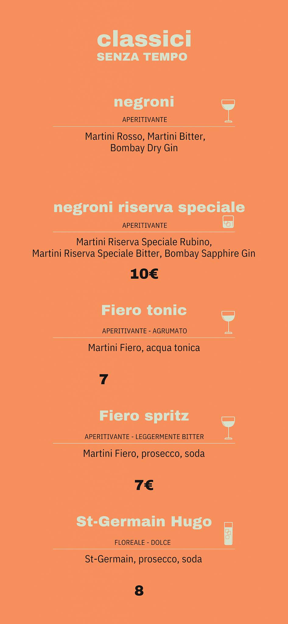 Menu di Soho 