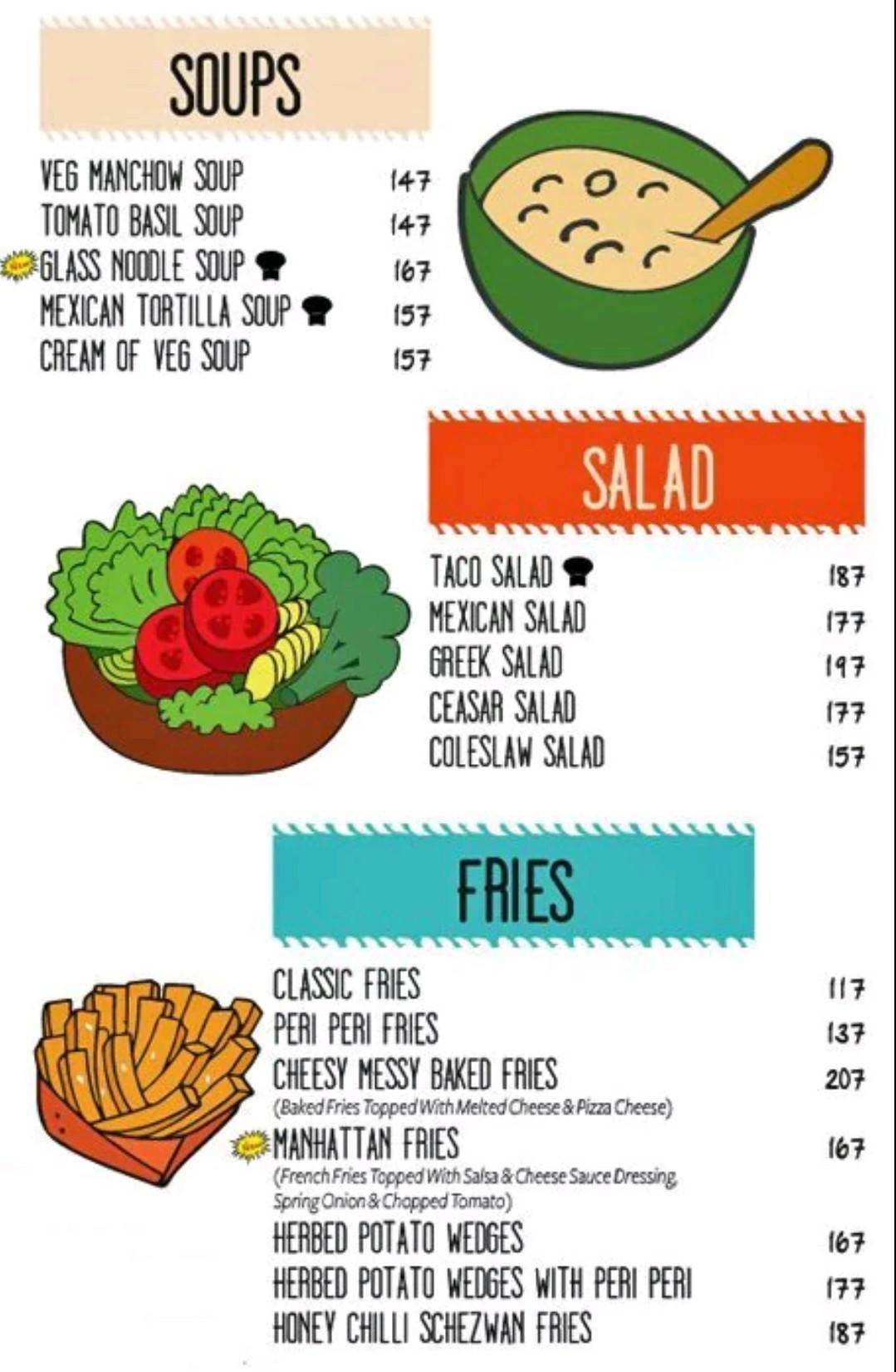 South Se menu
