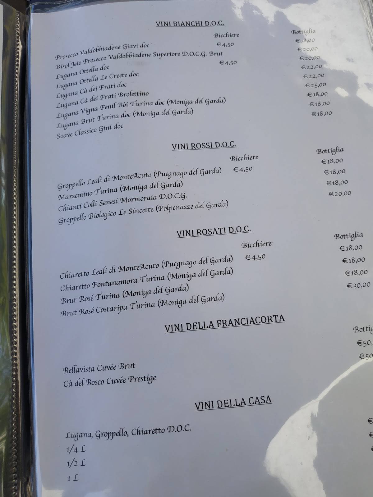 Menu di Caffettiera del lago Cremo 03 
