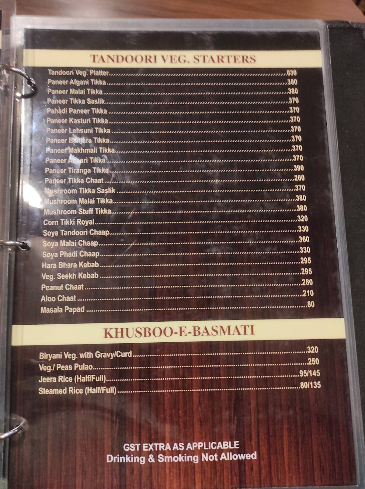 Spicy Village - Best Veg & Non-Veg Food Restaurant, Best NON Veg Food Restaurant, Best Family Restaurant in Haridwar menu