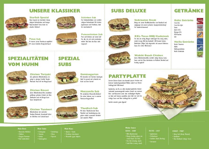 Menu de StarSub