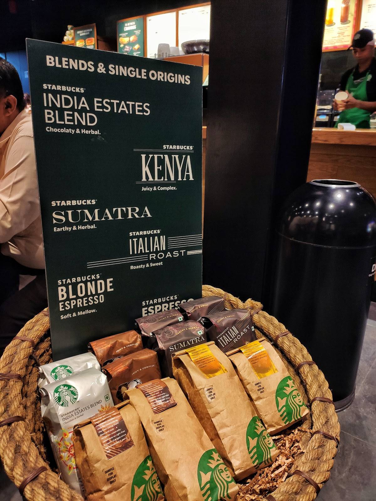 Starbucks menu