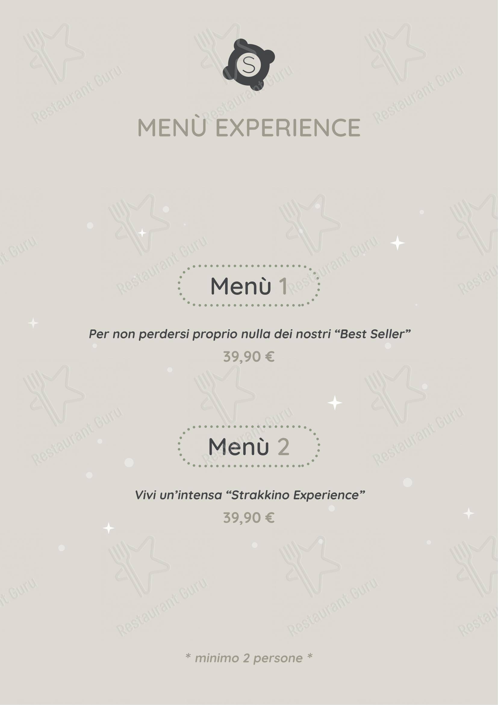 Menu di Strakkino - Menu bar