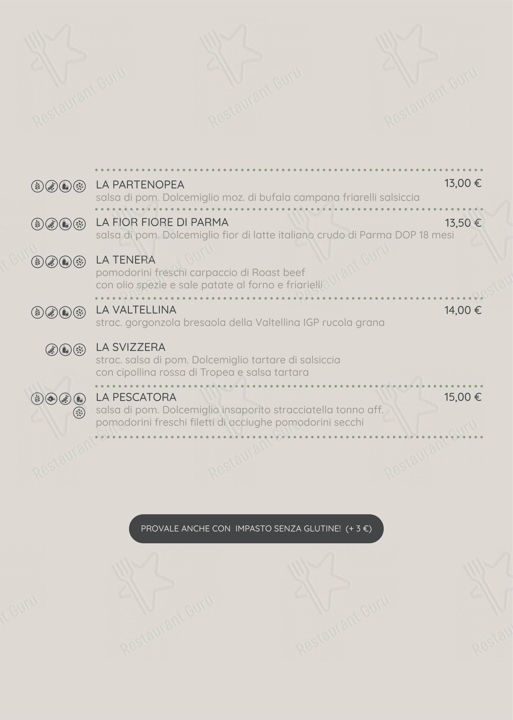 Strakkino in Genova - Menu