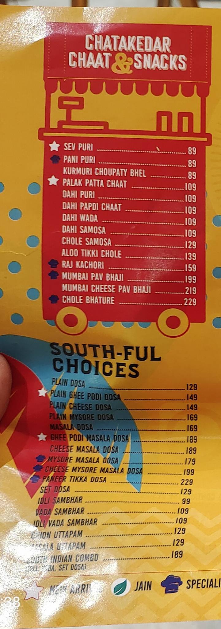 Haldiram's menu