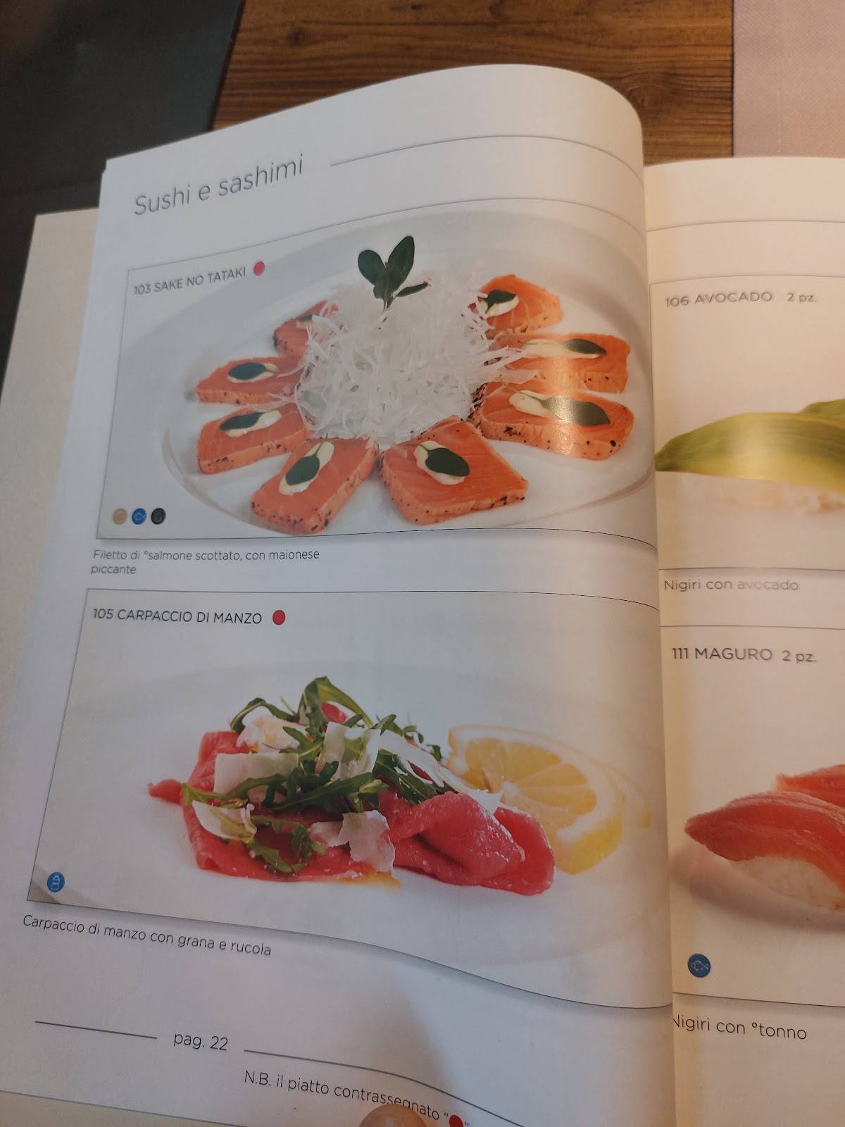 Menu di Ristorante Sushi Zero 