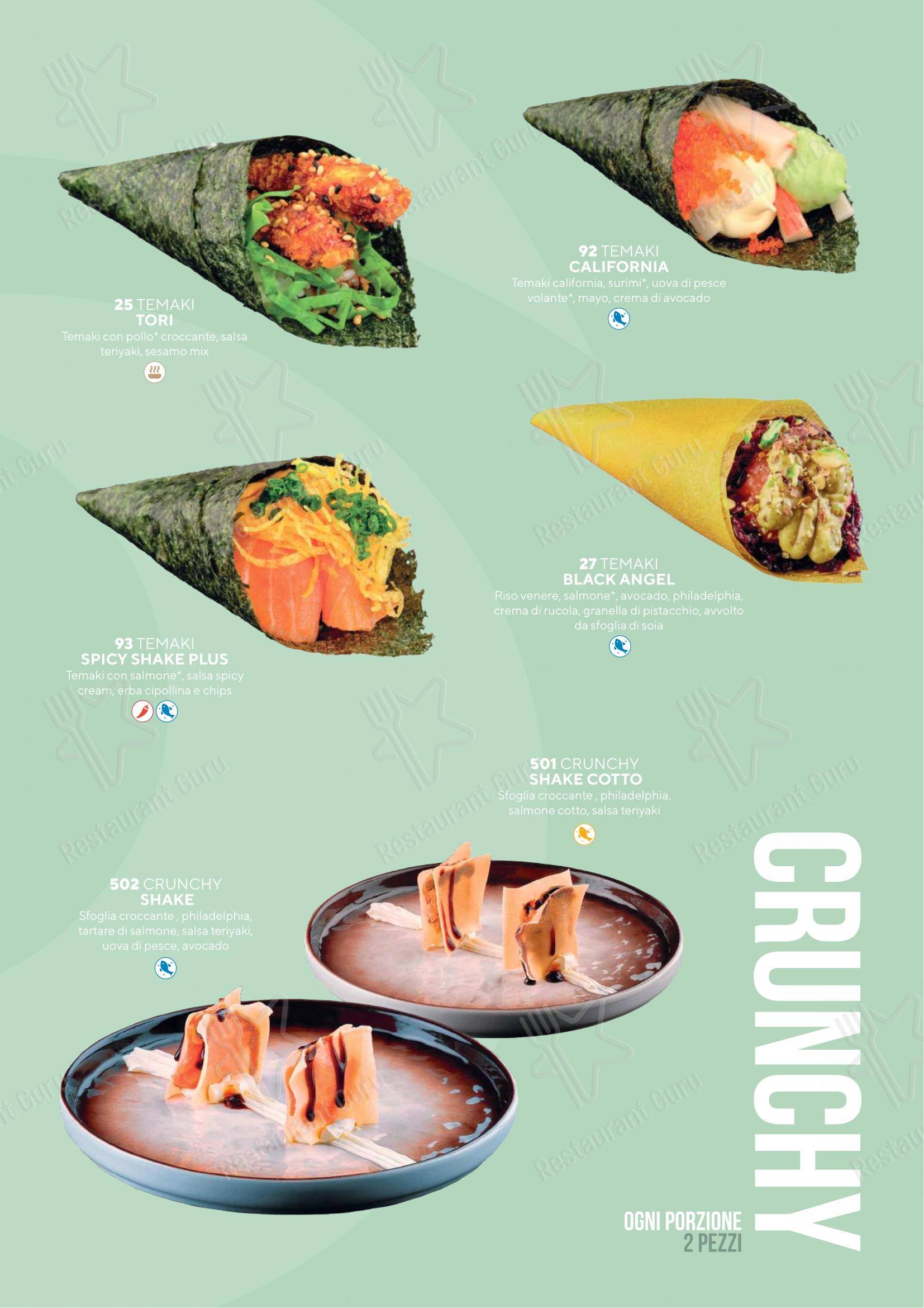 Menu di Sushiko Riva del Garda - Blue Garden - Menu