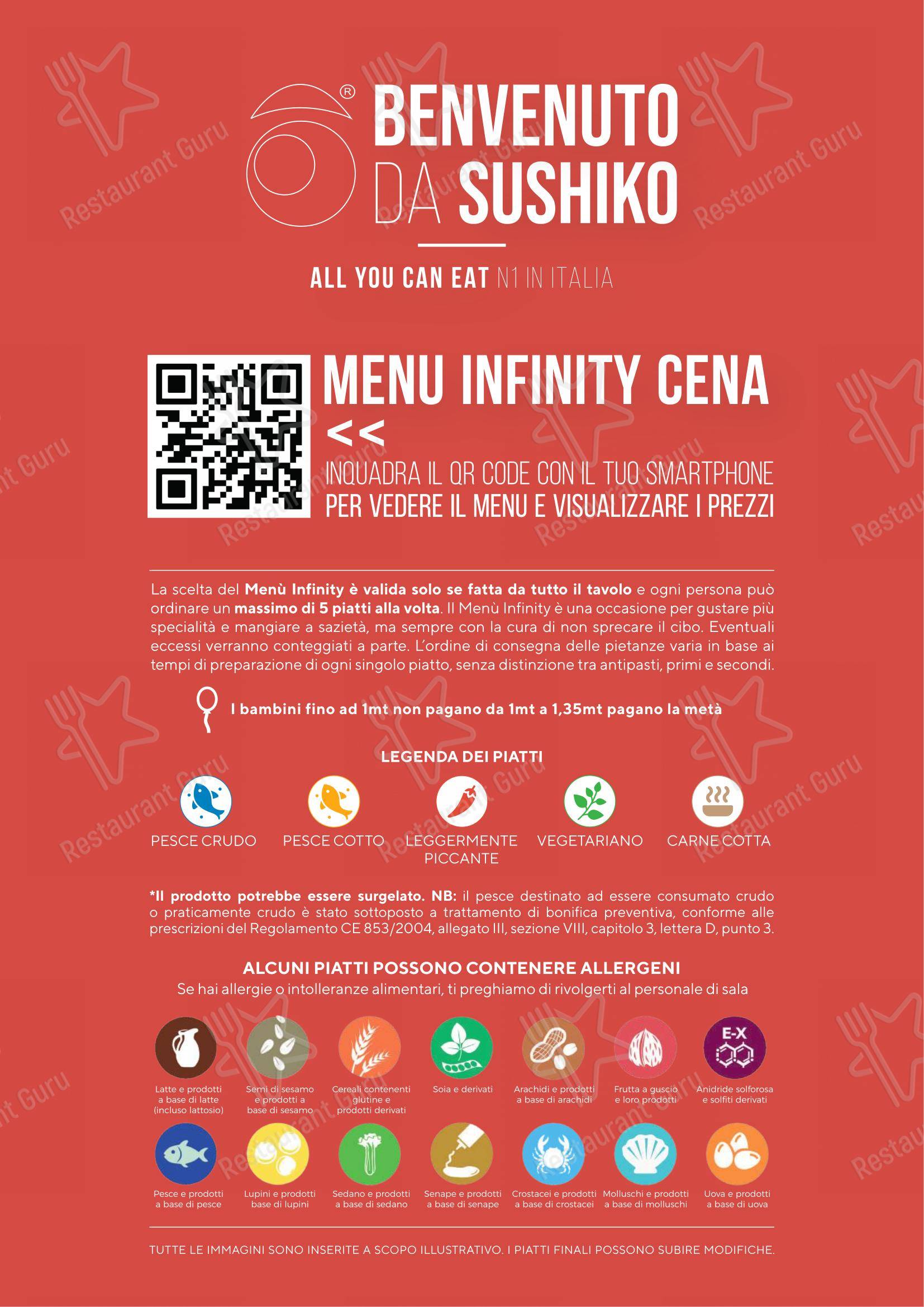 Sushiko Riva del Garda - Blue Garden in Riva del Garda - Menu bar