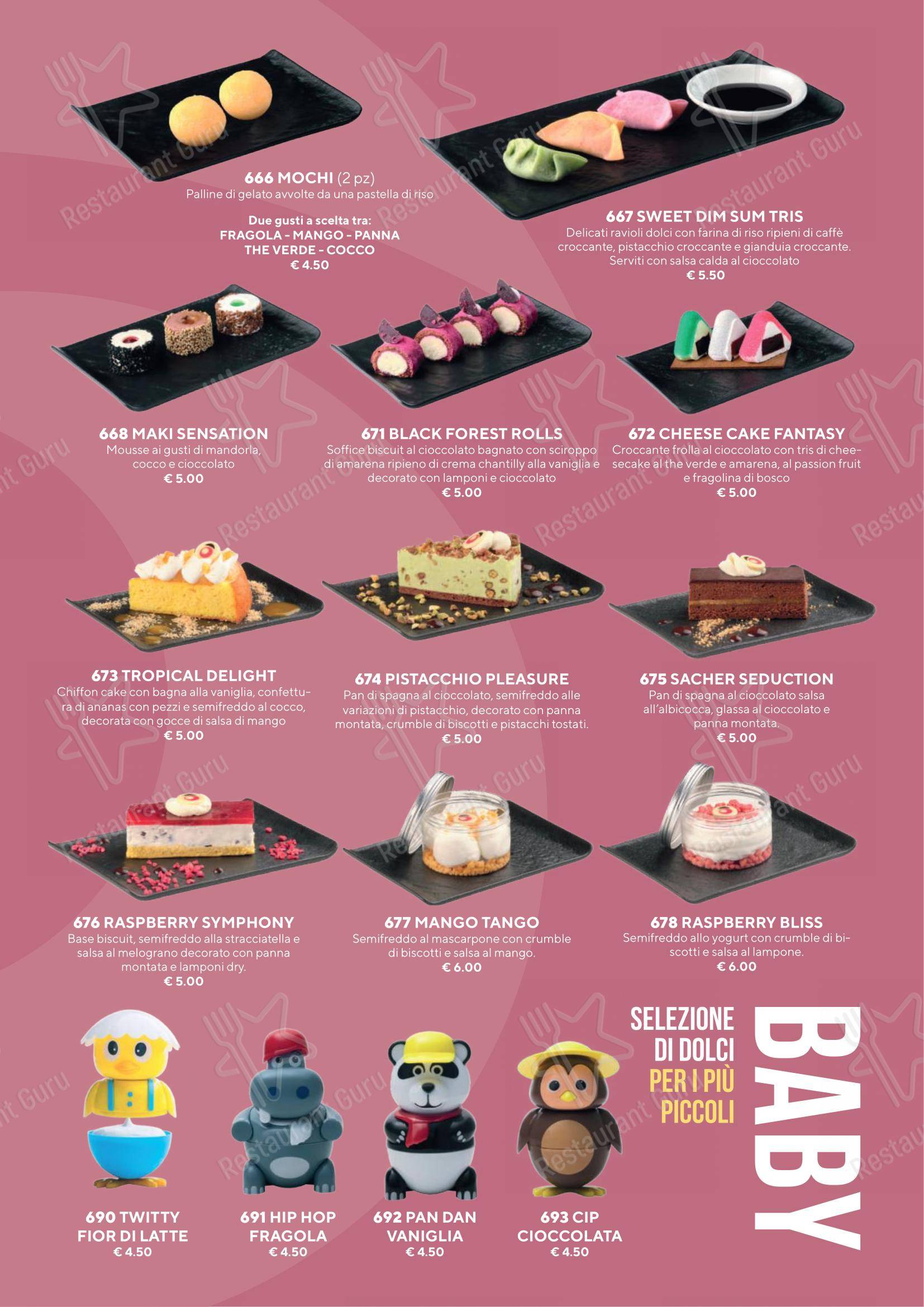 Menu per Sushiko Riva del Garda - Blue Garden in Riva del Garda