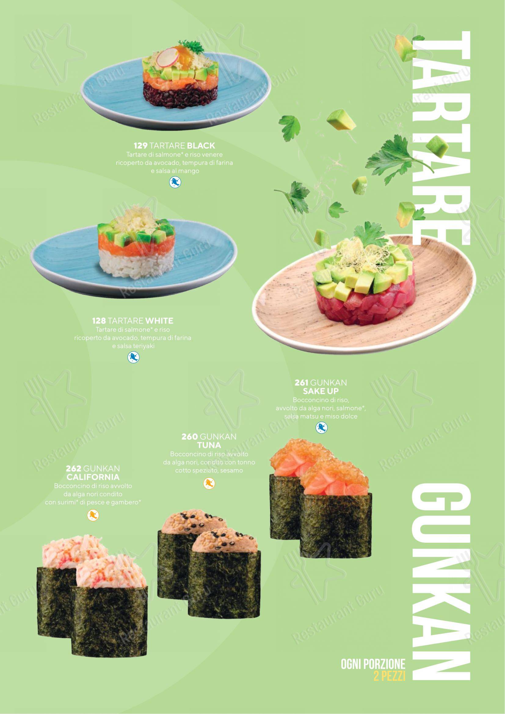 Menu per Sushiko Riva del Garda - Blue Garden in Riva del Garda