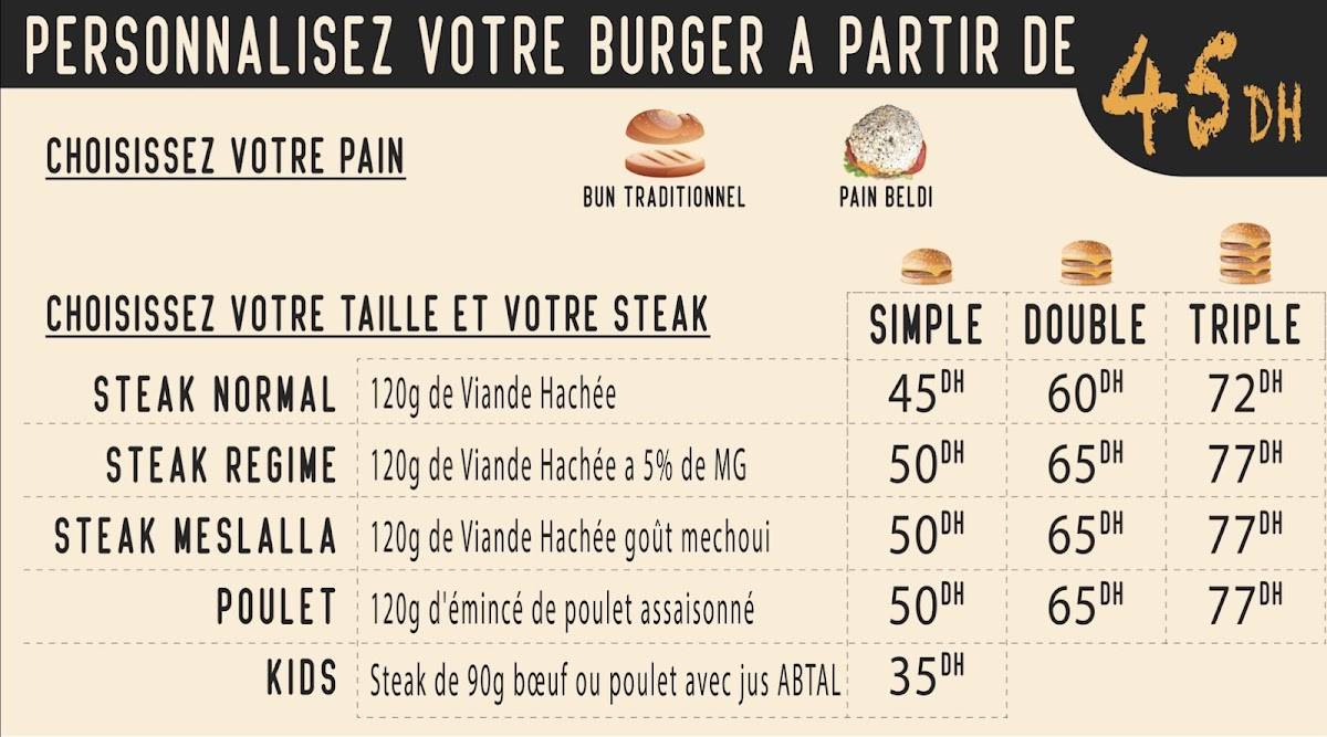 Menu de Terroir du liban