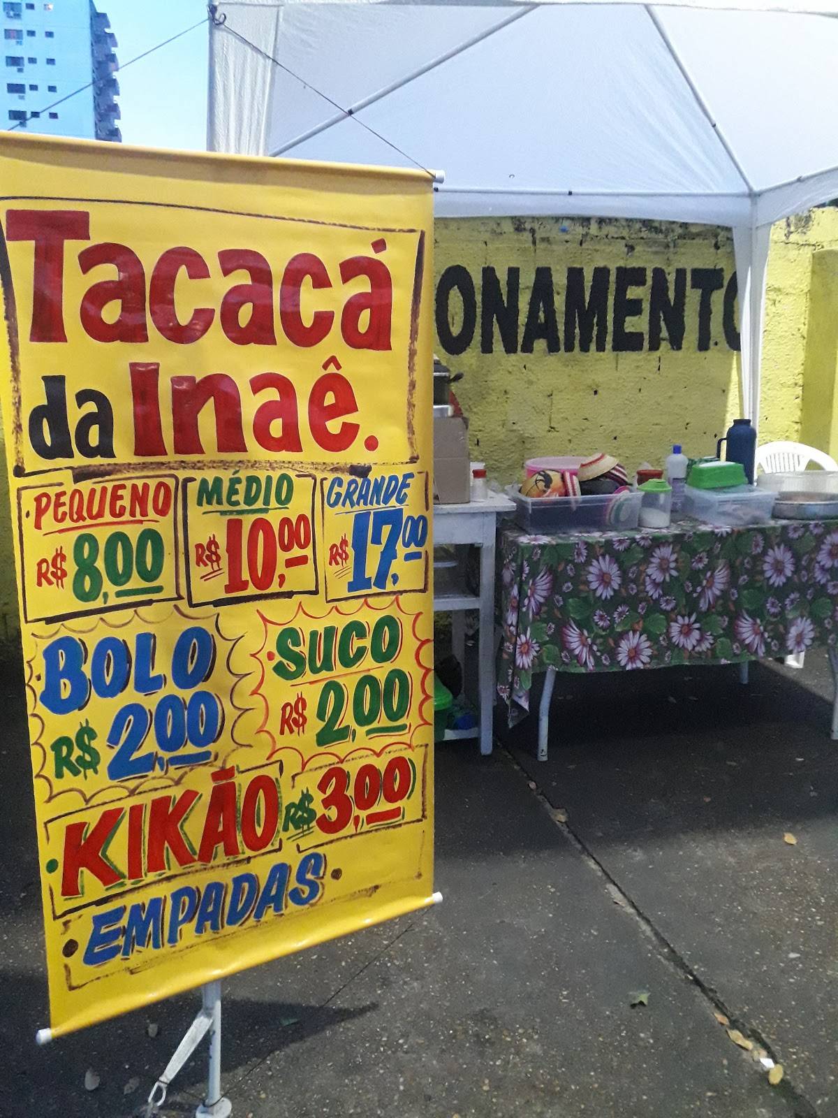 TACACÁ DA INAÊ cardápio