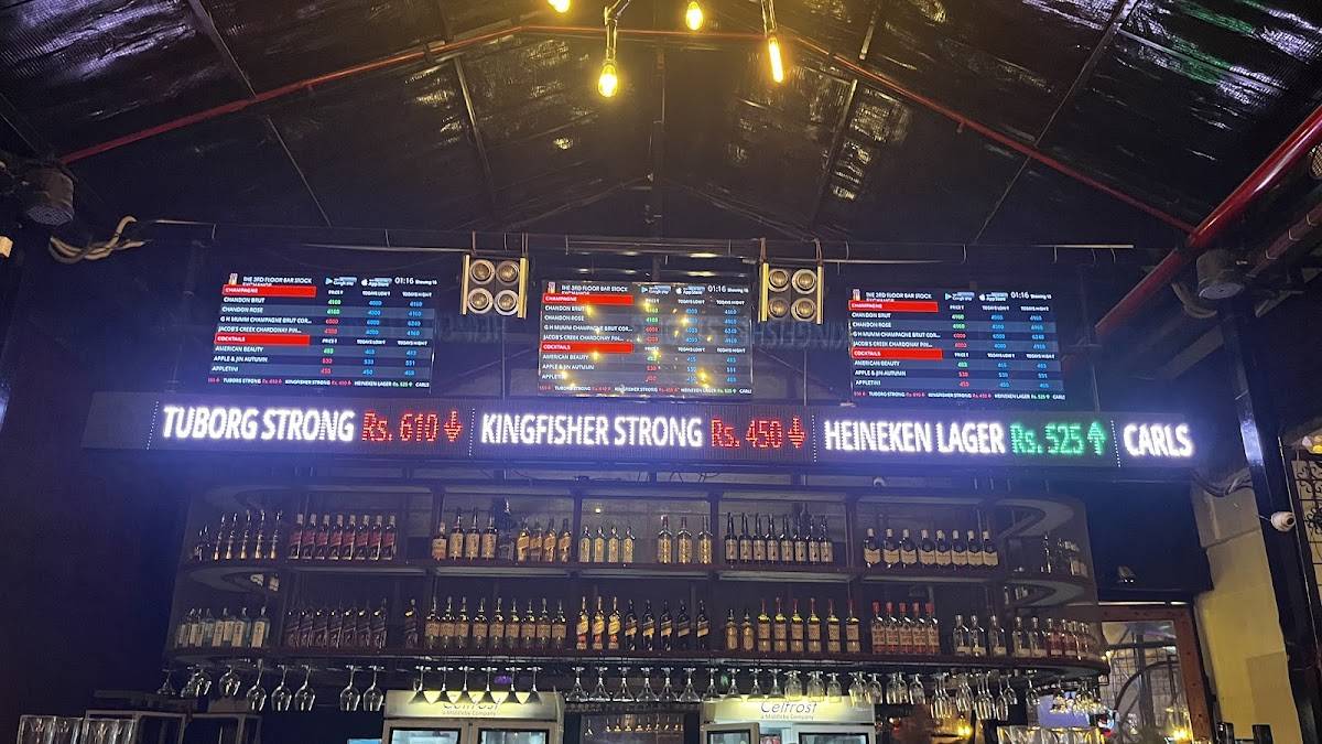 THE 3RD FLOOR BAR STOCK EXCHANGE menu