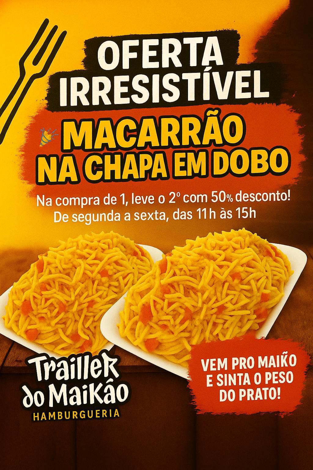 TRAILLER DO MAIKÃO HAMBURGUERIA cardápio