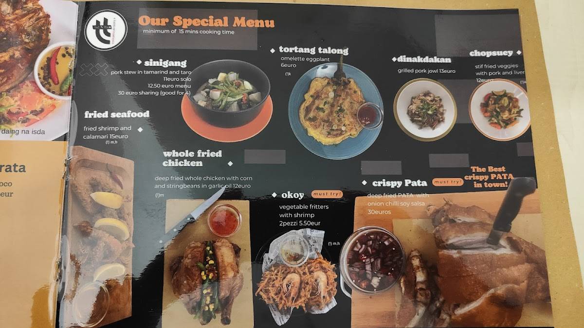 Menu di Tali N Tiago 