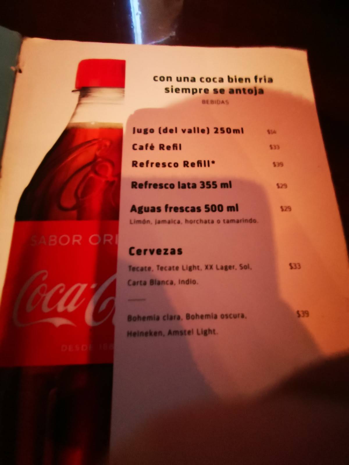 Carta del restaurante Taquería Juárez, San Nicolás del los Garza