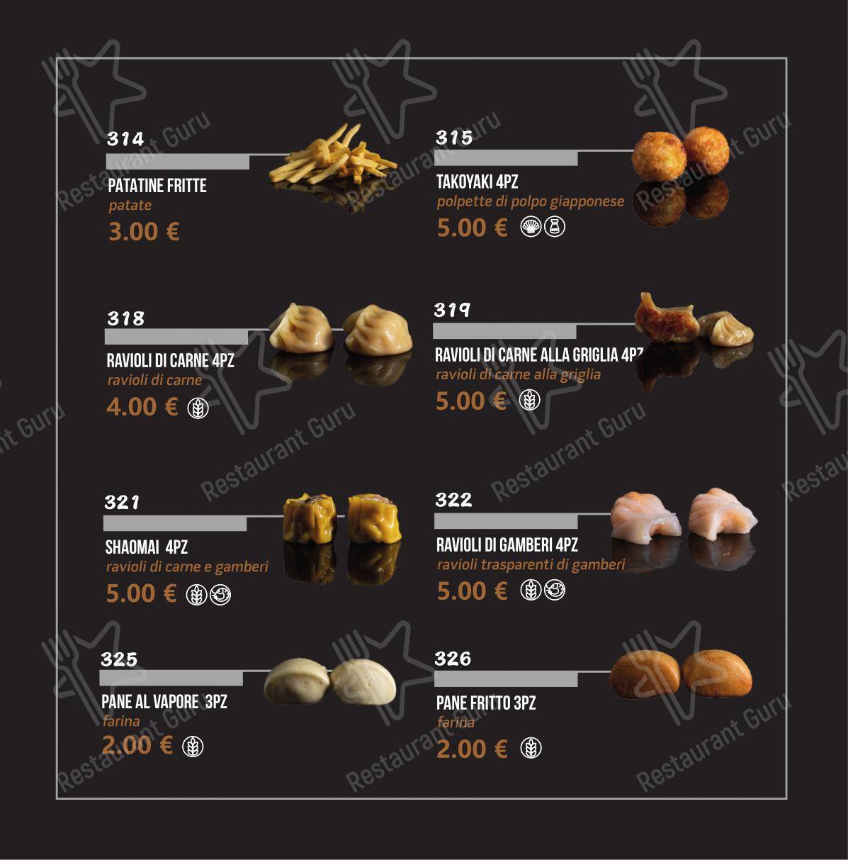 Taro Sushi in Frosinone - Menu