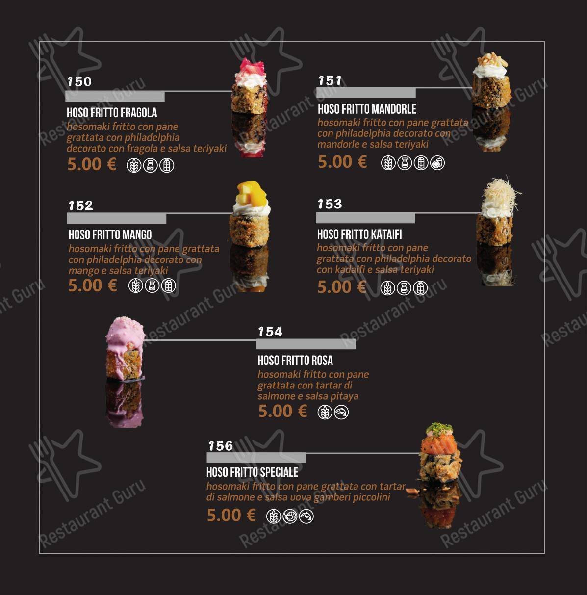 Menu di Taro Sushi - Menu