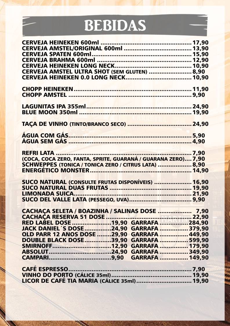 Tasca Do Portuga cardápio