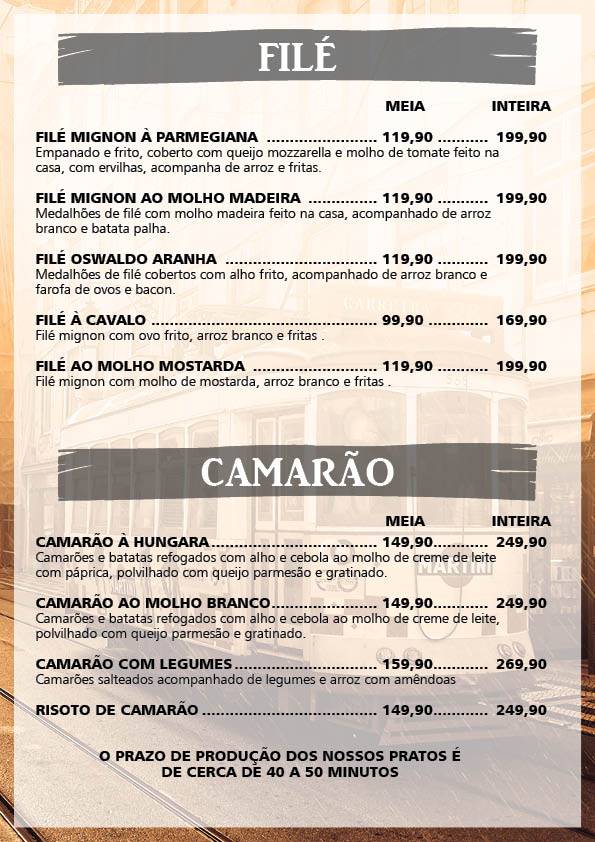 Tasca Do Portuga cardápio