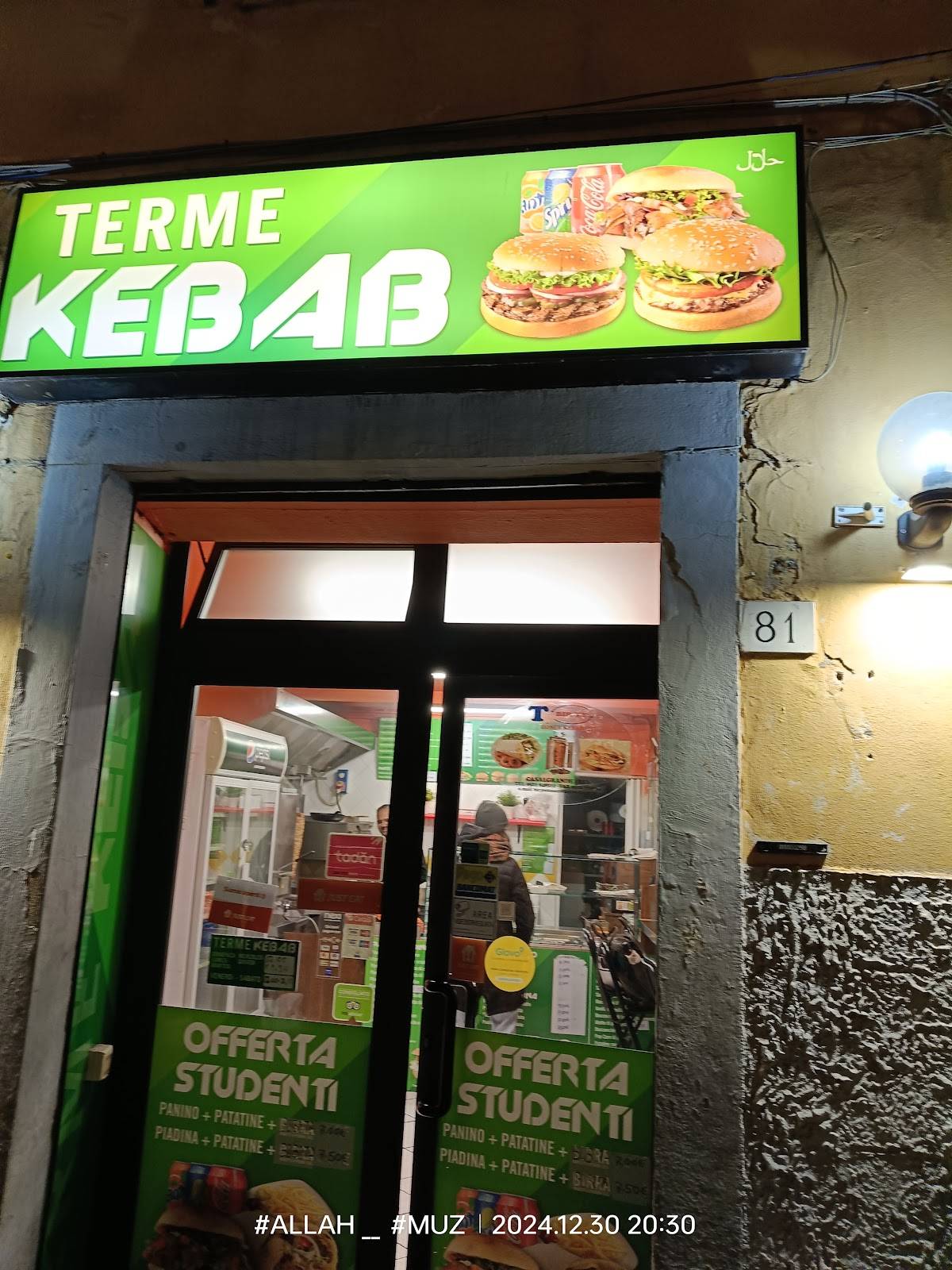 Menu di Terme Kebab 