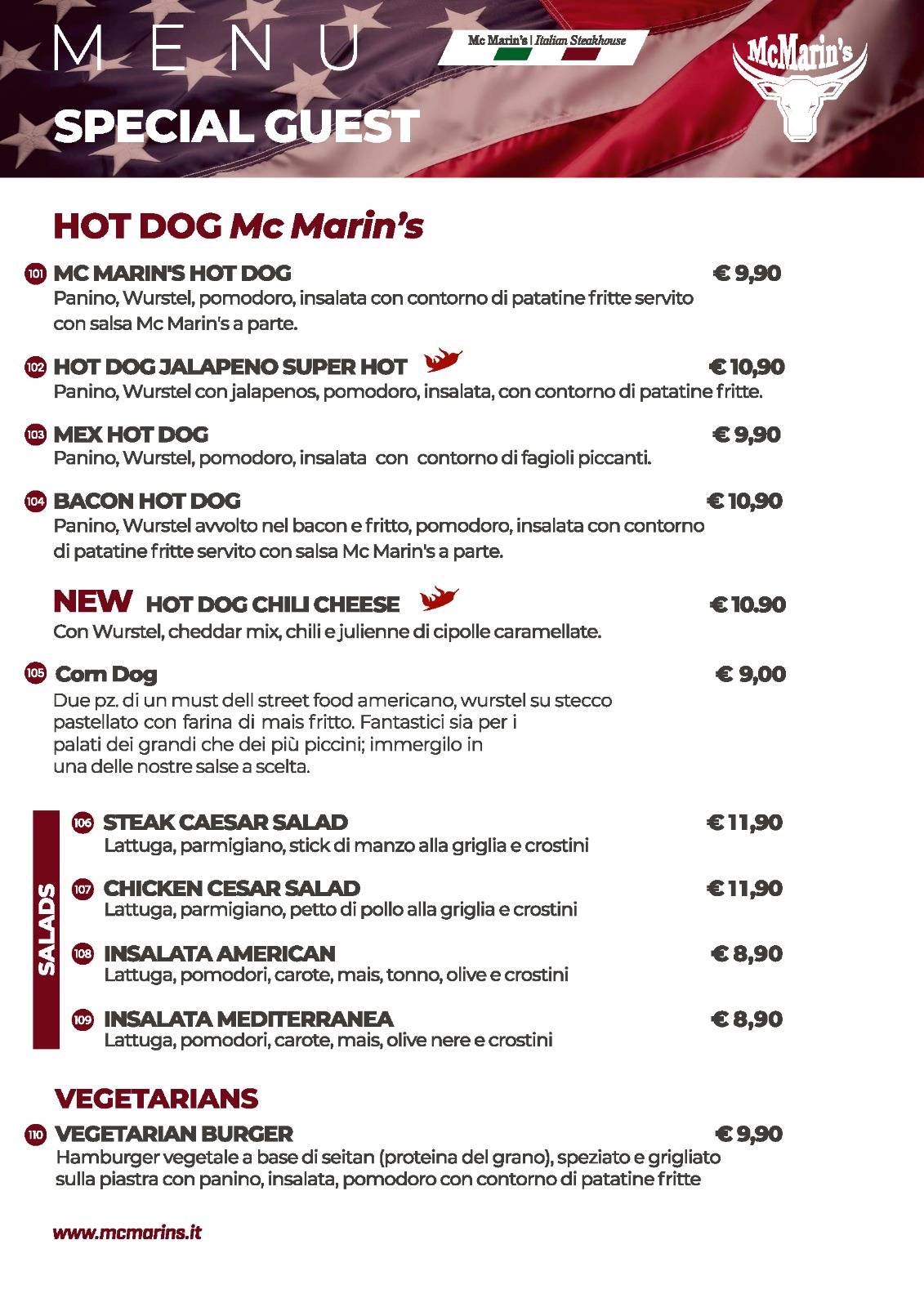 Menu di La Locanda Del Drago 