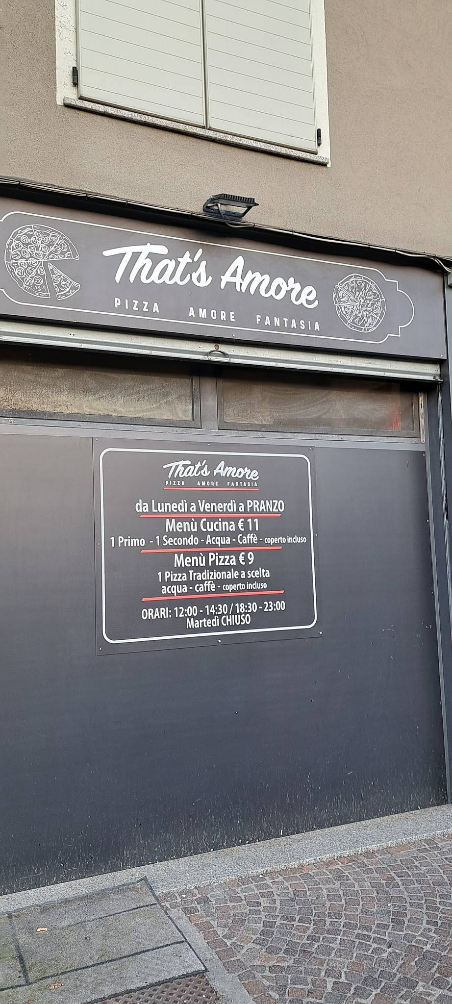 Menu di That's Amore La Pizzeria 